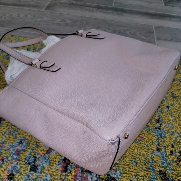 Kate Spade Jackson Street - Denise - Leather Tote Bag in Light Pink - Picture 6 of 10
